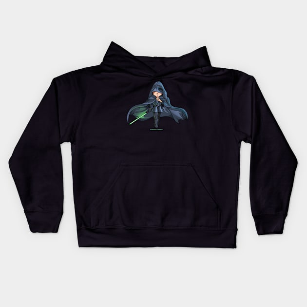 Star Warrior Kids Hoodie by MorenoArtwork